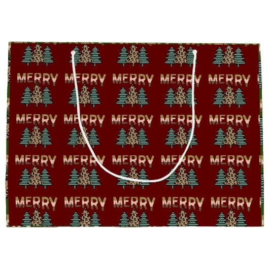 kerstboom groot cadeauzakje (Achterkant)