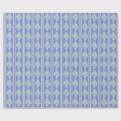 Kerstboom grootmillennial preppy chinoiserie cadeaupapier (Vlak)