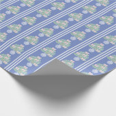Kerstboom grootmillennial preppy chinoiserie cadeaupapier (Hoek)