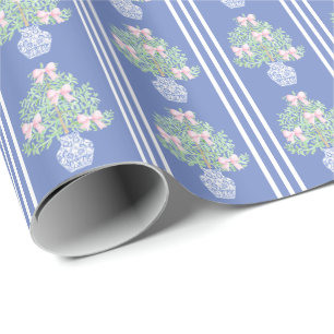 Kerstboom grootmillennial preppy chinoiserie cadeaupapier