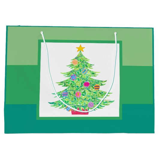 kerstboom grote cadeautas (Achterkant)