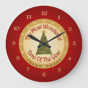 kerstboom grote klok