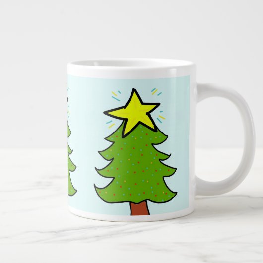 kerstboom grote koffiekop (Rechts)