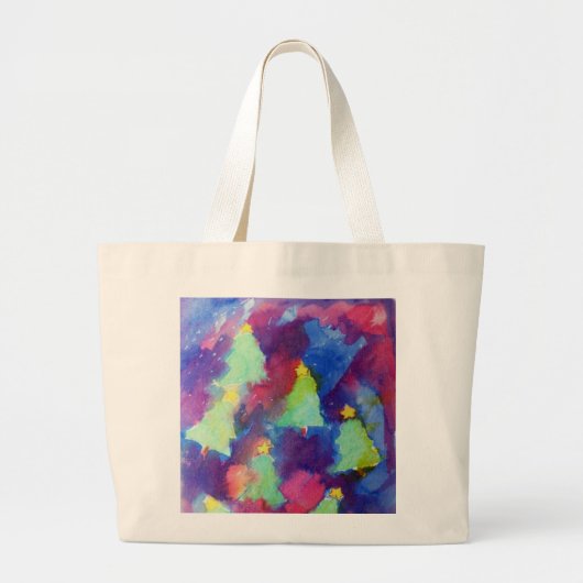 KERSTBOOM GROTE TOTE BAG (Voorkant)