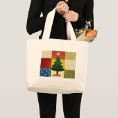 kerstboom grote tote bag (Voorkant (product))