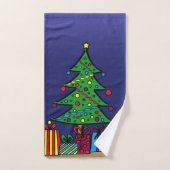 kerstboom handdoek (Handdoek)