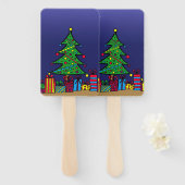 Kerstboom Handwaaier (Voorkant en achterkant)