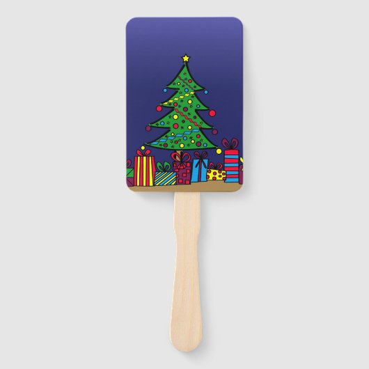 Kerstboom Handwaaier (Voorkant)