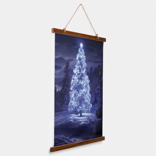 kerstboom hangend wandkleed (Gebogen)