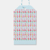 Kerstboom Harten Inpakpapier Cadeaulabel (Voorkant)