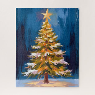 Kerstboom Helder Ster Waterverf Legpuzzel