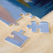 Kerstboom Helder Ster Waterverf Legpuzzel (Zijkant)