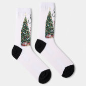Kerstboom Het Seizoen De Reden Sokken (Rechts)
