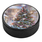 kerstboom  hockey puck (3/4)