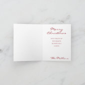 Kerstboom, Holly Jolly, Vrolijk kerstfeest Feestdagen Kaart (Binnen)