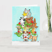 Kerstboom-hond kaart van Nicole Janes (Voorkant)