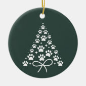 Kerstboom Hondenliefhebber Eigenaar Gift Vakantie Keramisch Ornament (Voorkant)