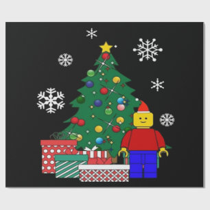 Kerstboom Honkbal Cadeaupapier