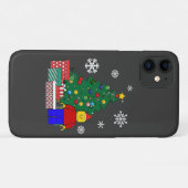 Kerstboom Honkbal Case-Mate iPhone Case (Achterkant (horizontaal))