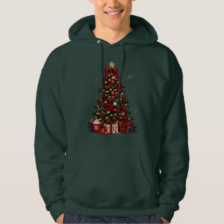 Kerstboom Hoodie met een gezellige uitstraling