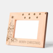 Kerstboom Houten Laser Afbeelding Gegraveerde Lijstjes (Links)