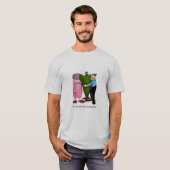Kerstboom Humor T-shirt (Voorkant volledig)