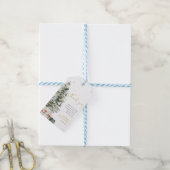 Kerstboom Huwelijks Cadeautag Cadeaulabel (Met Touw)
