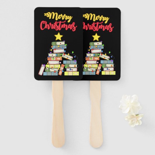 Kerstboom I Handwaaier (Voorkant en achterkant)