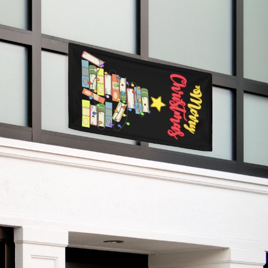 Kerstboom I Spandoek (Buitenkant Gebouw)