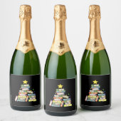 Kerstboom I Sparkling Wijnetiket (Flessen)