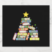 Kerstboom I Sparkling Wijnetiket (Enkel label)