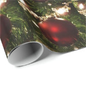 Kerstboom I Vakantie groen en rood Cadeaupapier (Rol Hoek)