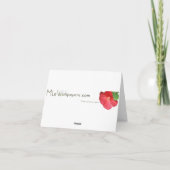 Kerstboom I Vakantie  groen en rood Feestdagen Kaart (Achterkant)