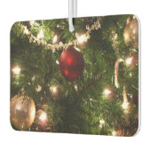 Kerstboom I Vakantie  groen en rood Luchtverfrisser (Links)