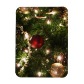 Kerstboom I Vakantie groen en rood Magneet (Verticaal)