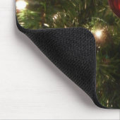 Kerstboom I Vakantie groen en rood Muismat (Hoek)