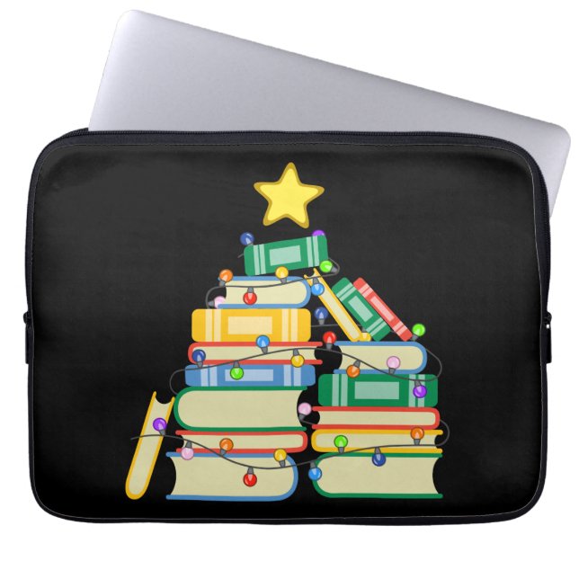 Kerstboom II Laptop Sleeve (Voorkant)