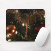 Kerstboom II Vakantie rood en goud Muismat (Met muis)