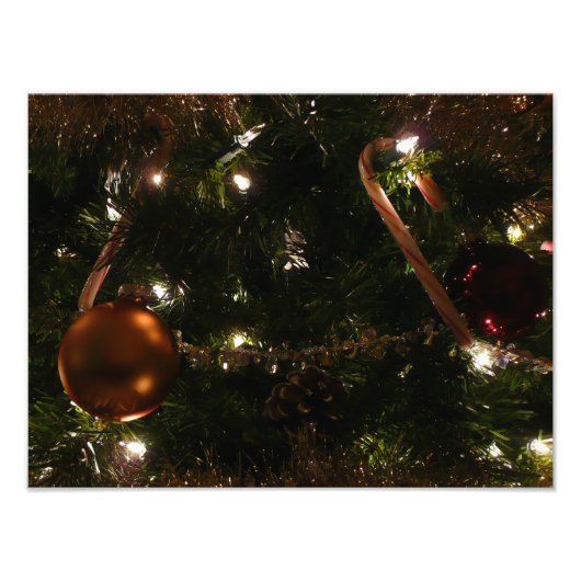 Kerstboom III Vakantiestiek Foto Afdruk (Voorkant)