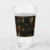 Kerstboom III Vakantiestiek Glas (Achterkant)