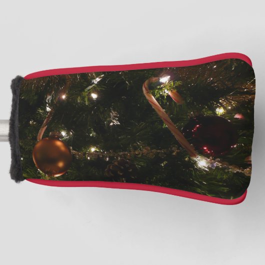 Kerstboom III Vakantiestiek Golfheadcover (Voorkant)