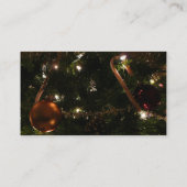 Kerstboom III Vakantiestiek Visitekaartje (Achterkant)