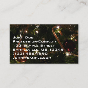 Kerstboom III Vakantiestiek Visitekaartje