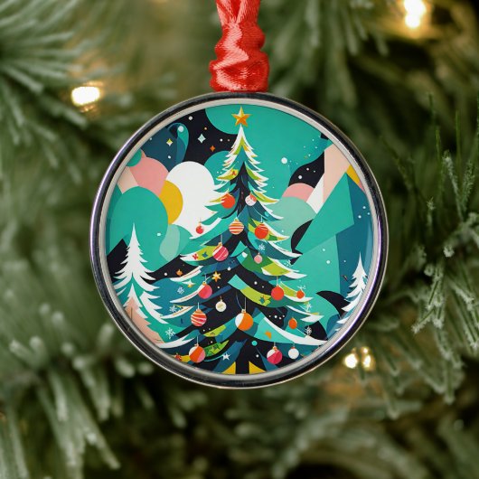 Kerstboom illustratie 1 - Keramisch Ornament (Boom)