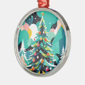 Kerstboom illustratie 1 - Keramisch Ornament (Links)
