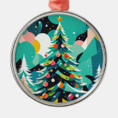 Kerstboom illustratie 1 - Keramisch Ornament (Voorkant)
