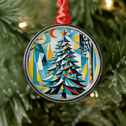 Kerstboom illustratie 2 - Keramisch Ornament (Boom)