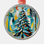 Kerstboom illustratie 2 - Keramisch Ornament (Voorkant)