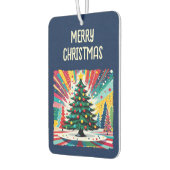 Kerstboom in abstracte kunst 39 - Fan Fun Luchtverfrisser (Links)