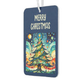 Kerstboom in abstracte kunst 3 - Fan Fun Luchtverfrisser (Links)